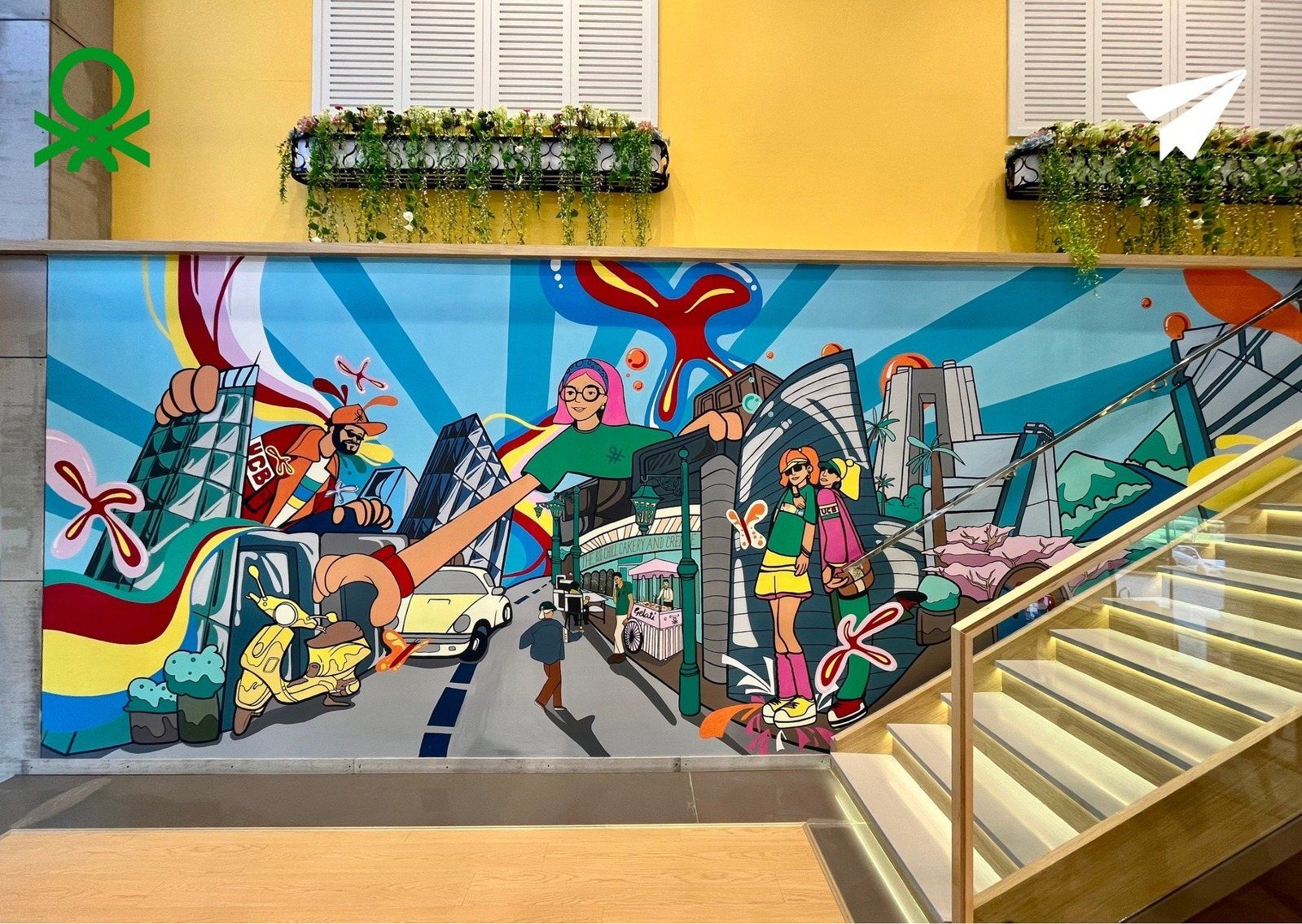 United Colors of Benetton mural, Gurugram