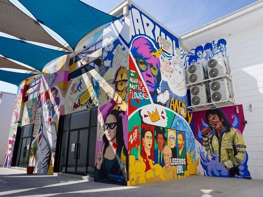 La Bella Art Studio mural, Dubai